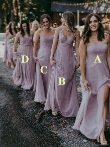 Simple Chiffon Long Bridesmaid Dresses 902030 Simple Chiffon Long Bridesmaid Dresses 902030