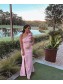 Mermaid One Shoulder Long Pink Bridesmaid Dresses 902039 Mermaid One Shoulder Long Pink Bridesmaid Dresses 902039