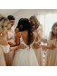 Long Chiffon Spaghetti Straps Bridesmaid Dresses 902045