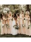 Long Chiffon Spaghetti Straps Bridesmaid Dresses 902045