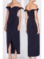 Sheath/Column Pink Tea Length Bridesmaid Dresses 902061 Sheath/Column Pink Tea Length Bridesmaid Dresses 902061