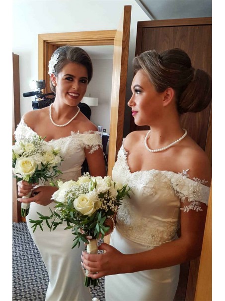 Mermaid Beaded Lace Long Bridesmaid Dresses 902063 Mermaid Beaded Lace Long Bridesmaid Dresses 902063