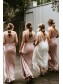 Sheath/Column Long V Neck Bridesmaid Dresses 902064 Sheath/Column Long V Neck Bridesmaid Dresses 902064