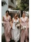 Sheath/Column Long V Neck Bridesmaid Dresses 902064 Sheath/Column Long V Neck Bridesmaid Dresses 902064