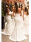 Long White Mermaid One Shoulder Floor Length Bridesmaid Dresses 902069 Long White Mermaid One Shoulder Floor Length Bridesmaid Dresses 902069