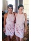 Short Knee Length Bridesmaid Dresses 902070