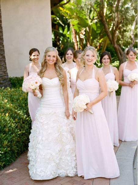Long Chiffon Floor Length Bridesmaid Dresses 902072