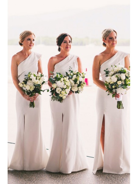 Long One Shoulder Floor Length Bridesmaid Dresses 902075 Long One Shoulder Floor Length Bridesmaid Dresses 902075