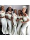 Modest Long Mermaid Floor Length Bridesmaid Dresses 902085 Modest Long Mermaid Floor Length Bridesmaid Dresses 902085