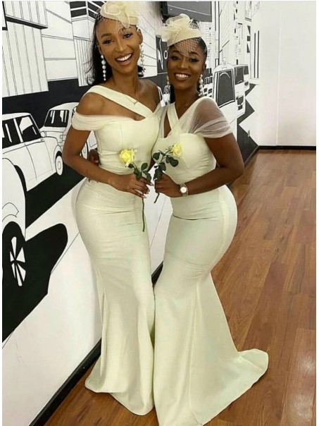 Modest Long Mermaid Floor Length Bridesmaid Dresses 902085 Modest Long Mermaid Floor Length Bridesmaid Dresses 902085