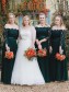 Long Dark Green Lace Floor Length Bridesmaid Dresses 902108 Long Dark Green Lace Floor Length Bridesmaid Dresses 902108