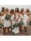 Short White Strapless Bridesmaid Dresses 902122 Short White Strapless Bridesmaid Dresses 902122