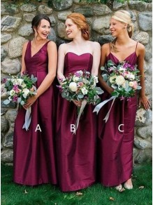 Long Grape Purple Floor Length Bridesmaid Dresses 902132 Long Grape Purple Floor Length Bridesmaid Dresses 902132