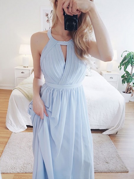 Modest Long Chiffon Floor Length Bridesmaid Dresses 902154 Modest Long Chiffon Floor Length Bridesmaid Dresses 902154