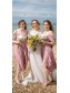 A-Line Short V Neck Modest Bridesmaid Dresses 902158 A-Line Short V Neck Modest Bridesmaid Dresses 902158