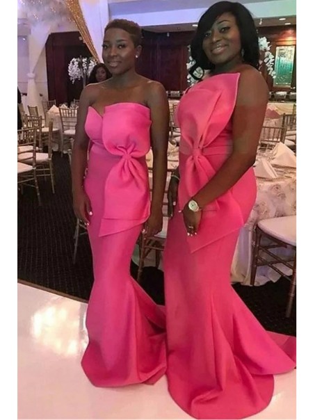 Modest Long Mermaid Bridesmaid Dresses 902161 Modest Long Mermaid Bridesmaid Dresses 902161