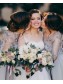 A-Line Lace and Satin Long Bridesmaid Dresses with Sleeves 902197 A-Line Lace and Satin Long Bridesmaid Dresses with Sleeves 902197