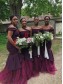 Long Mermaid Grape Purple Bridesmaid Dresses 902206 Long Mermaid Grape Purple Bridesmaid Dresses 902206