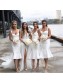 Short White Mermaid Bridesmaid Dresses 902222 Short White Mermaid Bridesmaid Dresses 902222