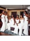 Long White Mermaid Spaghetti Straps Bridesmaid Dresses 902224