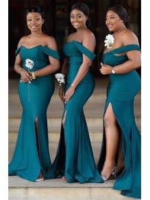 Mermaid Off the Shoulder Long Bridesmaid Dresses 902227 Mermaid Off the Shoulder Long Bridesmaid Dresses 902227