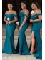Mermaid Off the Shoulder Long Bridesmaid Dresses 902227