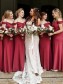 Long Burgundy Spaghetti Straps Bridesmaid Dresses 902228 Long Burgundy Spaghetti Straps Bridesmaid Dresses 902228