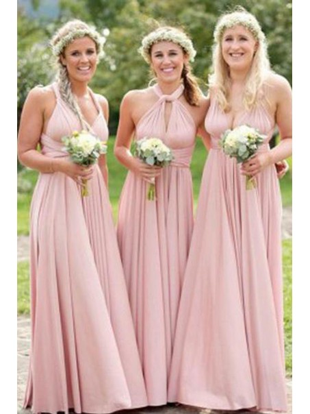 A-Line V Neck Long Bridesmaid Dresses 902246 A-Line V Neck Long Bridesmaid Dresses 902246