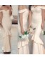 Mermaid Off the Shoulder Long Bridesmaid Dresses 902250