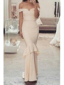 Mermaid Off the Shoulder Long Bridesmaid Dresses 902250 Mermaid Off the Shoulder Long Bridesmaid Dresses 902250