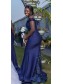 Long Mermaid Off the Shoulder Lace Bridesmaid Dresses 902252