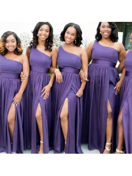 Long One Shoulder Floor Length Bridesmaid Dresses 902257 Long One Shoulder Floor Length Bridesmaid Dresses 902257