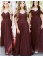Long Tulle Off the Shoulder Bridesmaid Dresses 902271 Long Tulle Off the Shoulder Bridesmaid Dresses 902271