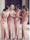 Long Pink Sheath Bridesmaid Dresses 902276 Long Pink Sheath Bridesmaid Dresses 902276