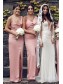Long Pink Sheath Bridesmaid Dresses 902276 Long Pink Sheath Bridesmaid Dresses 902276