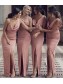 Long Pink Sheath Bridesmaid Dresses 902276 Long Pink Sheath Bridesmaid Dresses 902276
