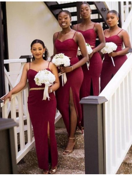 Long Spaghetti Straps Bridesmaid Dresses 902279 Long Spaghetti Straps Bridesmaid Dresses 902279
