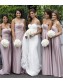 Sheath/Column Sweetheart Floor Length Bridesmaid Dresses 902288