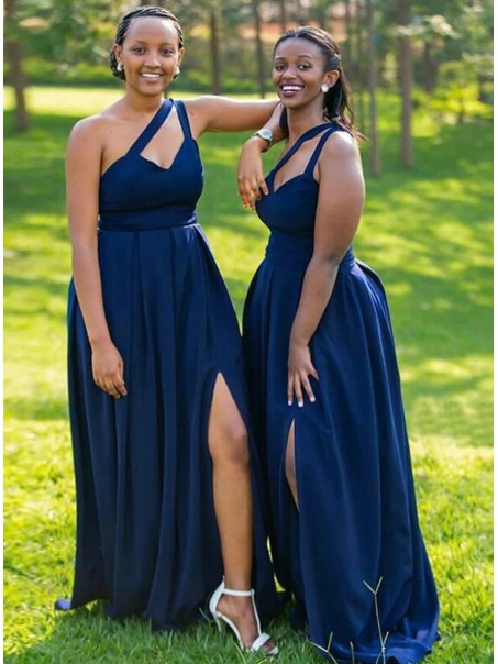 Long One Shoulder Floor Length Bridesmaid Dresses 902297 Long One Shoulder Floor Length Bridesmaid Dresses 902297