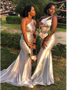 Long Mermaid One Shoulder Bridesmaid Dresses 902314 Long Mermaid One Shoulder Bridesmaid Dresses 902314