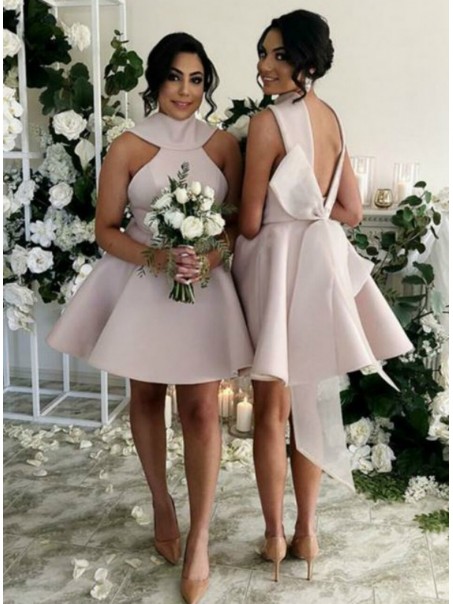Short A-Line Bridesmaid Dresses 902326