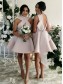 Short A-Line Bridesmaid Dresses 902326