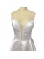 Short White Spaghetti Straps Beaded Bridesmaid Dresses 902345
