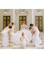Long White Mermaid Floor Length Bridesmaid Dresses 902369
