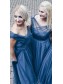 Long Tulle Floor Length Bridesmaid Dresses 902371