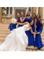 Long Royal Blue Mermaid Bridesmaid Dresses 902393