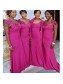 Long Fuchsia Mermaid Bridesmaid Dresses 902406 Long Fuchsia Mermaid Bridesmaid Dresses 902406