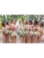 Long Mermaid Lace Off the Shoulder Bridesmaid Dresses 902407