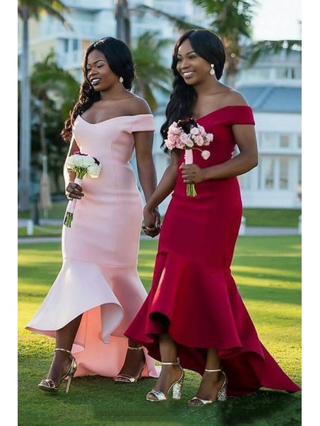 Long Mermaid Off the Shoulder Bridesmaid Dresses 902412 Long Mermaid Off the Shoulder Bridesmaid Dresses 902412