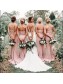 Long Pink Mermaid Sweetheart Bridesmaid Dresses 902413 Long Pink Mermaid Sweetheart Bridesmaid Dresses 902413